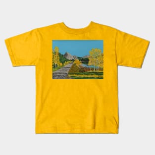 Autumn tints in the Canadian Rockies Kids T-Shirt